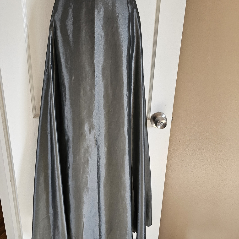 Express Gray Taffeta Skirt